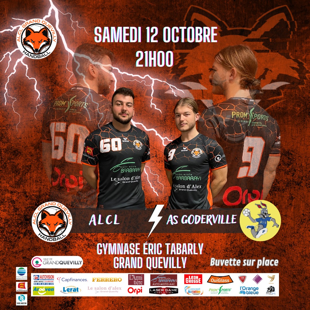 match sénior masculine 12/10/2024 - ALCL Handball