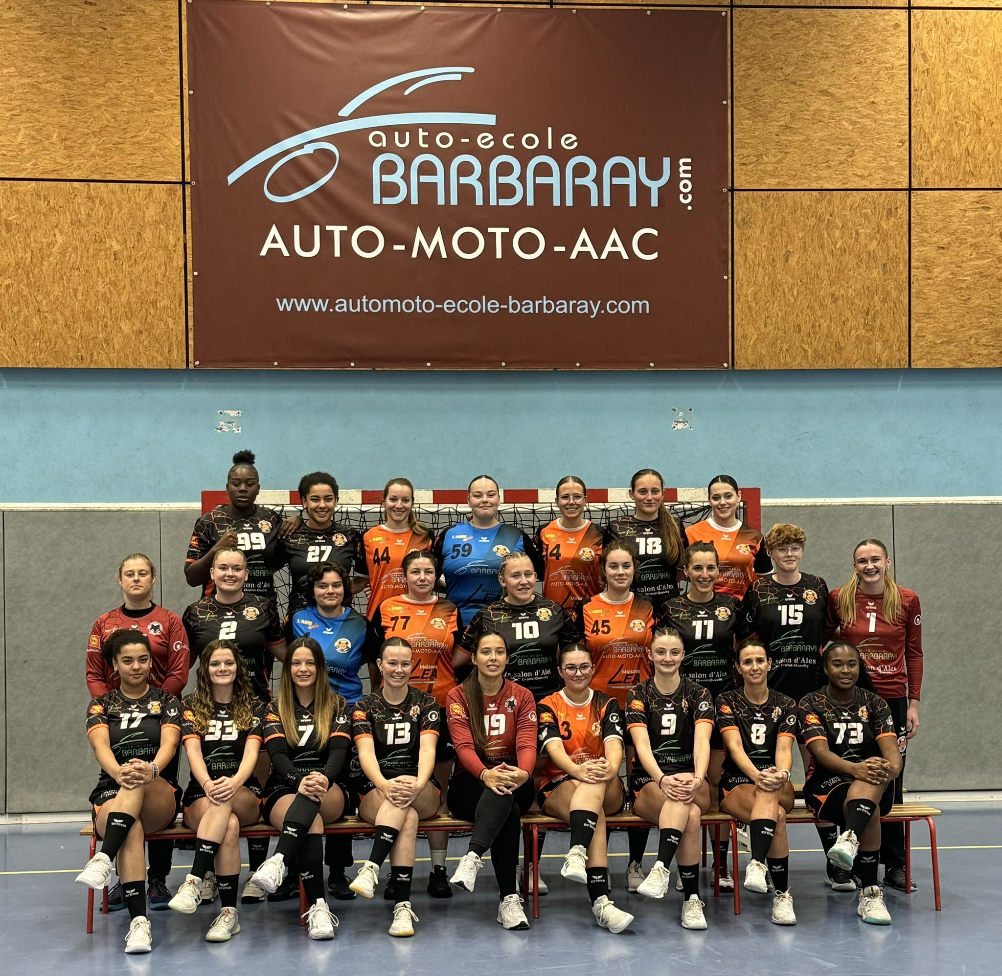 Photo de groupe Séniors Féminines - ALCL Handball