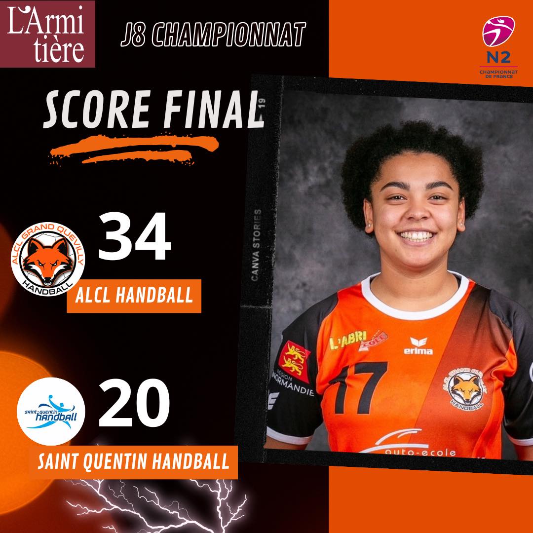 Résultat N2F - Journée 8 - ALCL Handball