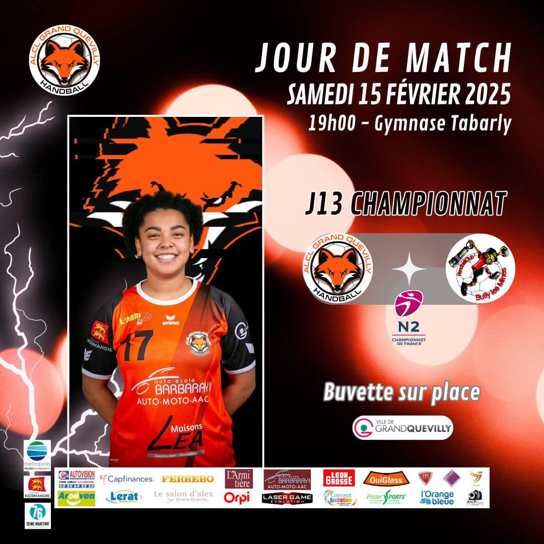 Match du week-end - Séniors Féminines - ALCL Handball
